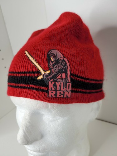 Kylo Ren Red Black Beanie Knit Hat 