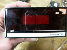 LFE instruments CA-5543-0000 model 40 120VAC Megawatts panel meter [5-Z.5]