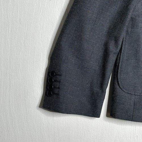 asos Herren Blazer Größe 46 Zoll grau Sportmantel Jacke Arbeitskleidung Kerbe Ausschnitt doppelt - Bild 4 von 4