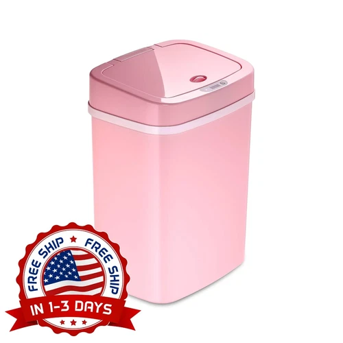 Bote De Basura Para Cocina 3 Gal Acero Inoxidable Con Sensor De Movimiento NUEVO