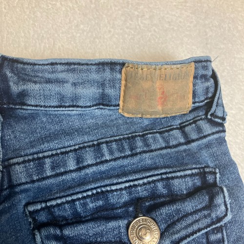 True Religion Jeans Girls 10 Geno Relaxed Slim Medium Wash 24x26 - Picture 16 of 17