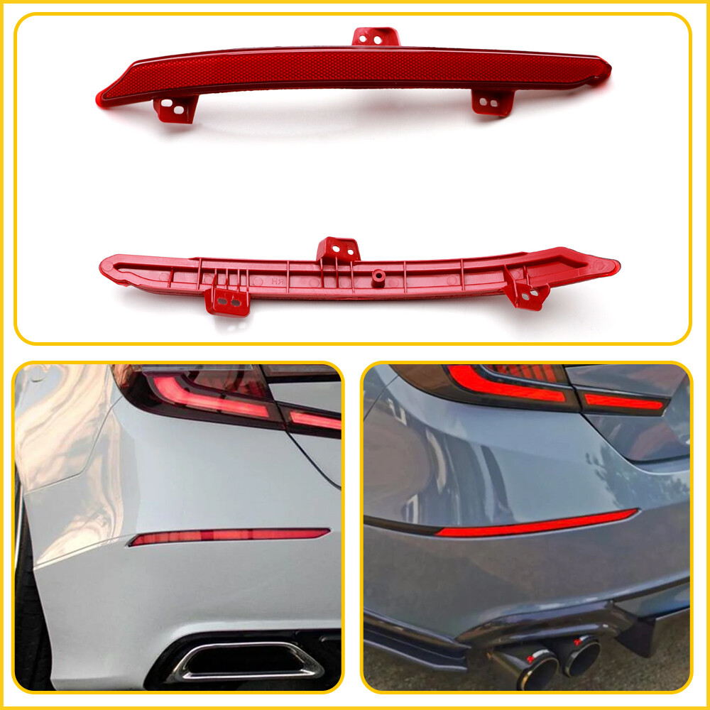 Luces Traseras LED Para Honda Accord 2018-2022 - Reflectores De Parachoques Trasero Rojos