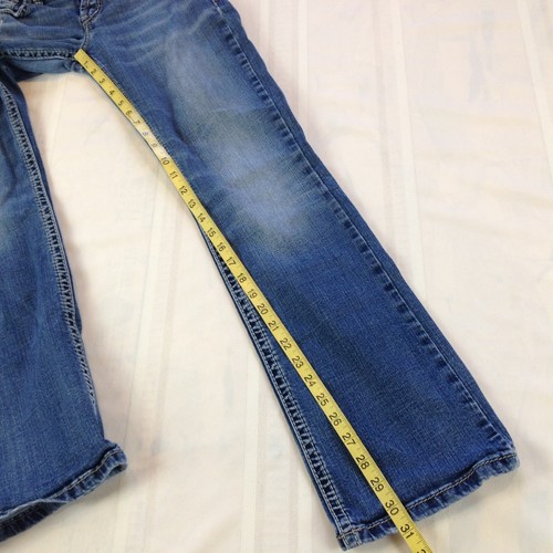 SILVER JEANS Tuesday Medium Wash Low-Rise Straight Leg Denim Jeans Damen 28/31 - Bild 6 von 11