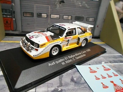 AUDI S1 E2 Quattro Sport Rallye Monte Carlo WM 1986 Röhrl HB NIGHT CMR 1:43 - Bild 1 von 4