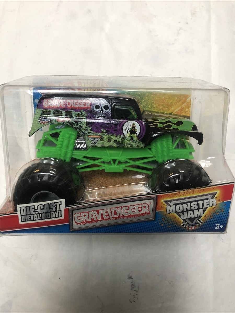 Hot Wheels monster jam Grave Digger die cast metal body! | eBay