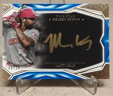 2019 Topps Five Star MATT KEMP Golden Graphs Auto Blue /20