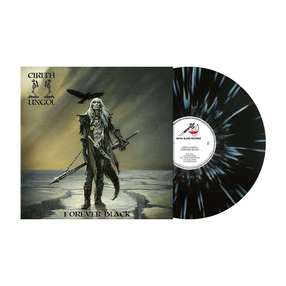 Cirith Ungol 'Forever Black' Black / White Splatter Vinyl - NEW