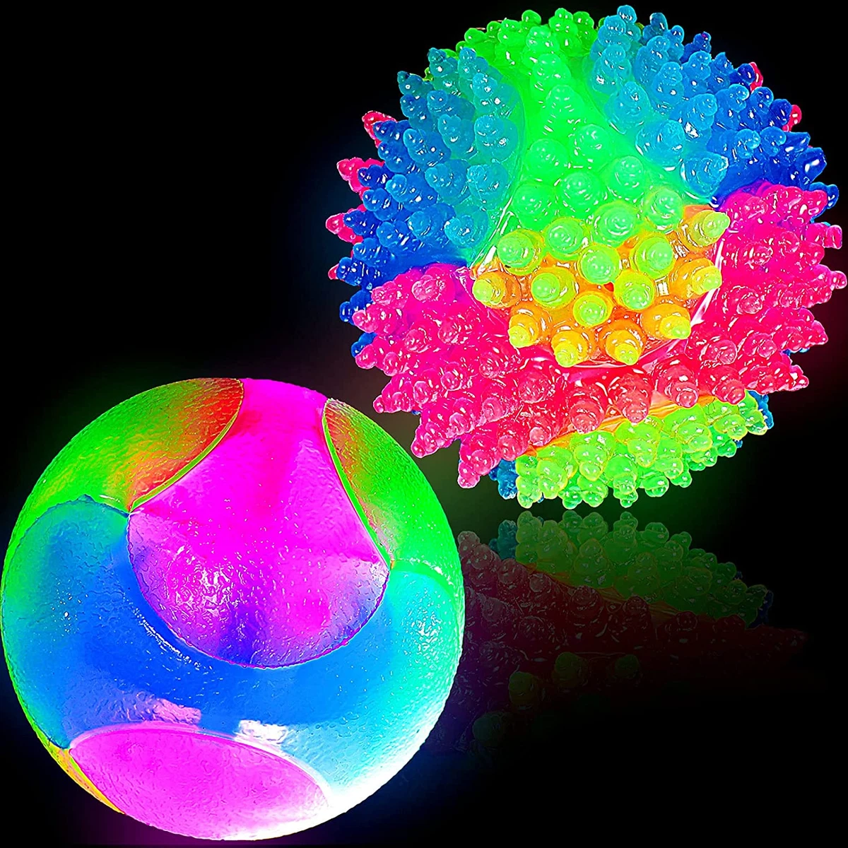 Light Up LED Dog Balls Toys with Sound