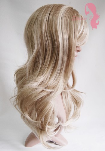 Ladies Full Wig LONG WAVY STRAIGHT - Brown Black Blonde Auburn Ombre studio7-uk - Picture 61 of 184
