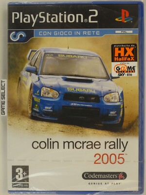 COLIN MCRAE RALLY 2005 PS2 PLAYSTAION 2 PAL ITALIAN ORIGINAL NEW SEALED