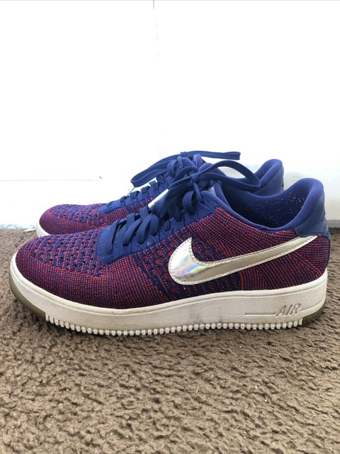 red flyknit af1