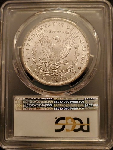 1884-O Morgan Silber Dollar 1 $ - PCGS MS 63 - Bild 4 von 4