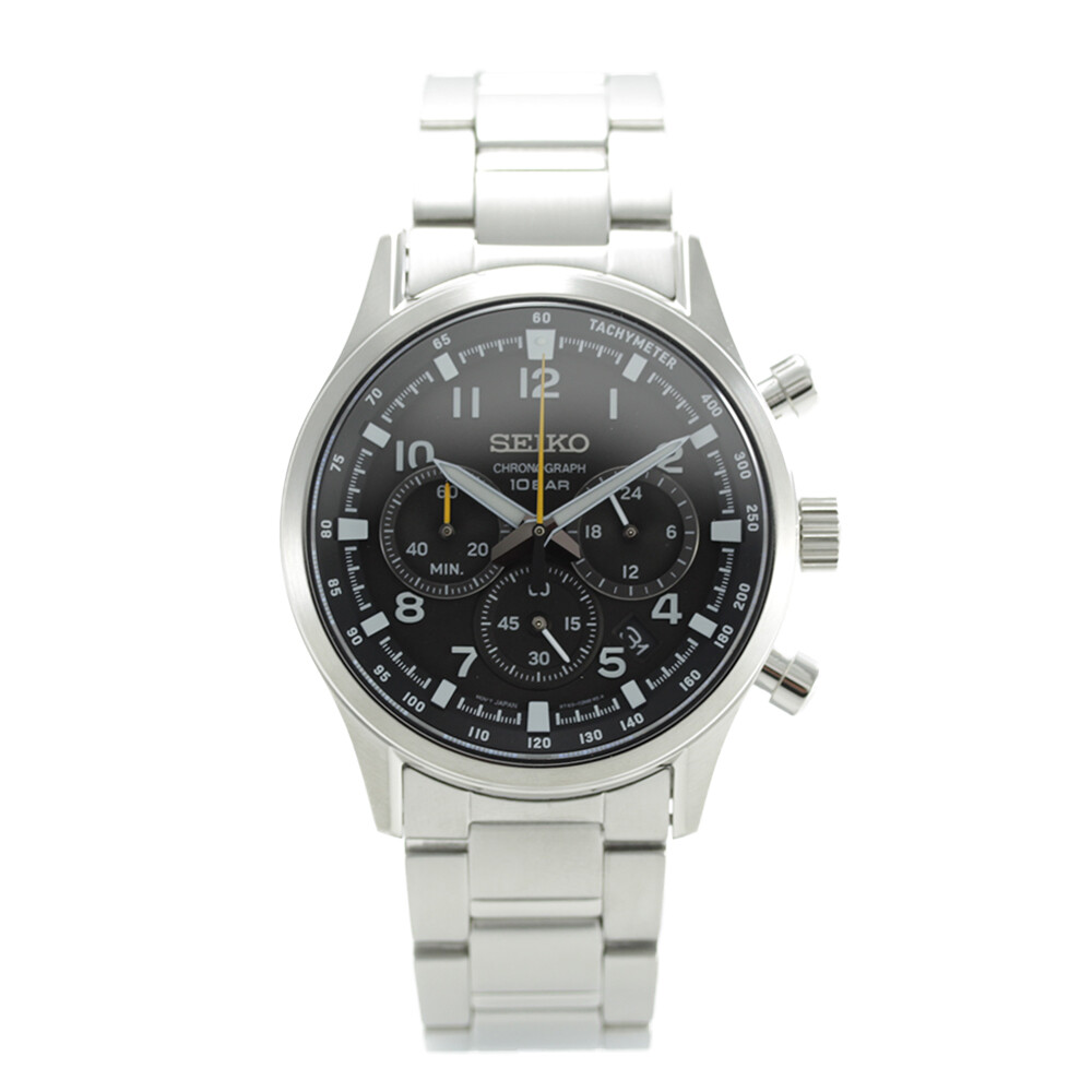 SEIKO SSB447P1 SSB447P chronograph Quartz Analog Black | eBay