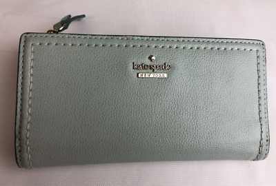 Kate Spade Patterson Drive Braylon Wallet Clutch Misty Mint Green