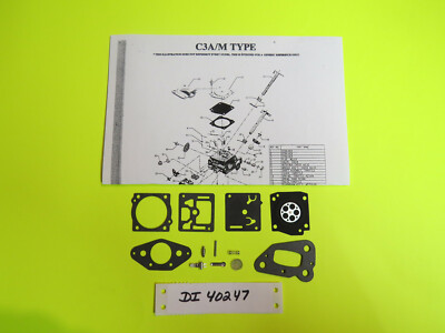 Solo 644 Chainsaw Carburetor Zama C3A-G1 Carb Kit | eBay