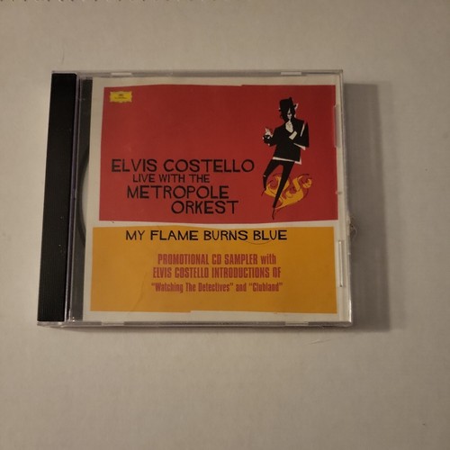 ELVIS COSTELLO Live w/ The METROPOLE ORKEST My Flame Burns Blue CD Sampler