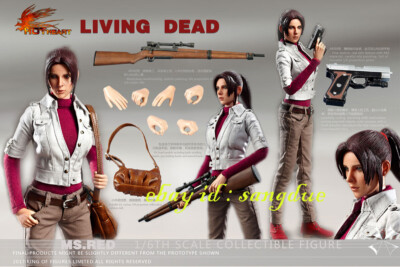 Hot Heart Living Dead 1/6 Ms. Red FD004 Collectible Figure Model