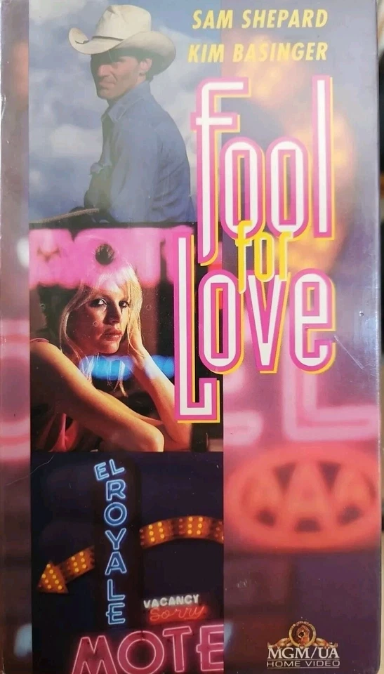 Fool For Love (VHS 1985) Sam Shepard [R] Kim Basinger Drama Movie Foto 2 de 4