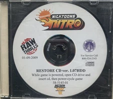 Raw Thrills Nicktoons Nitro Arcade Game Restore Software