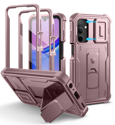 Dexnor Full Body Case for Samsung Galaxy A15 5G with Camera Cover Shockproof