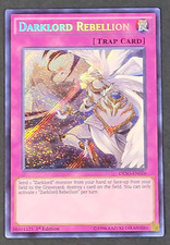 Yugioh TCG - Darklord Rebellion - DESO-EN036 - 1st Ed - NM - Secret Rare - 2016