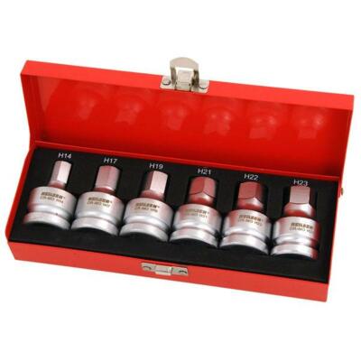 Sechskant-Bit-Set - 6-teilig 3/4 Zoll. Dr/crm (Original Neilsen CT1388)
