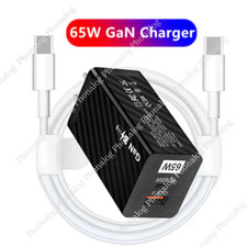 65W GaN USB C Fast Charger PD Type C Power Adapter For iPhone 15 Pro Max/iPad