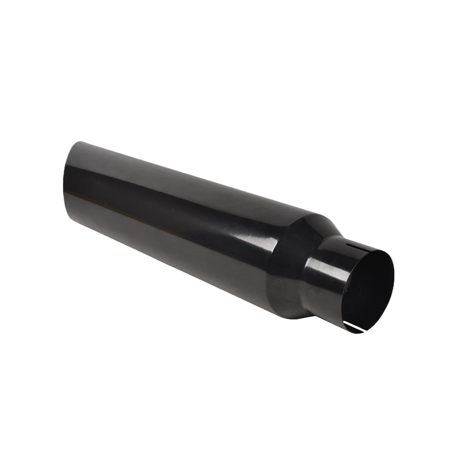 Black Straight Stainless Steel Exhaust Tip 5"-8" ,Wall Thickness 1.2mm - Image 3 of 4