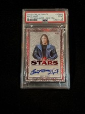 Bret Hart 2020 Leaf Ultimate Wrestling Stars Auto Red Psa 9 Pop 1 Sn 5/10