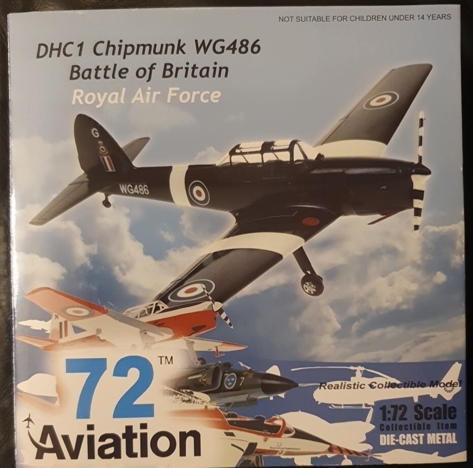 72 Aviation DHC1 Chipmunk Battle Of Britain Royal Air Force AV7226003 Model