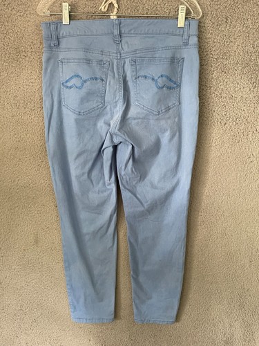 Womens Jaclyn Smith Blue Jeans Stretch 4 Pocket Size 10 - Picture 8 of 9