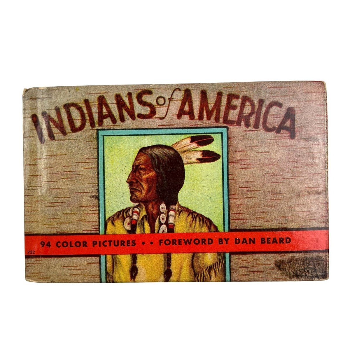 アメリカ・インディアン American Indian 写真集 1956年発刊 Original 1935 INDIANS OF AMERICA Book - Color Illustrations