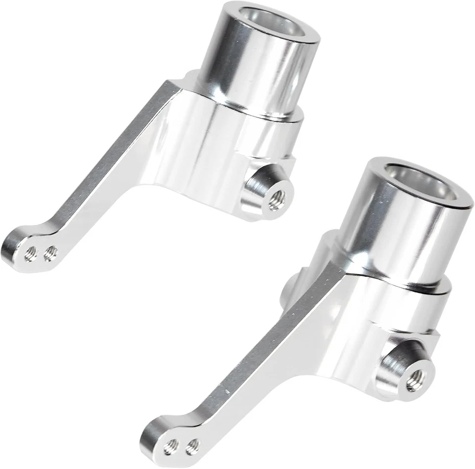 Aluminum Front Caster Blocks C-Hubs Kit for Tamiya ClodBuster Bullhead Upgrades - Image 2 of 4