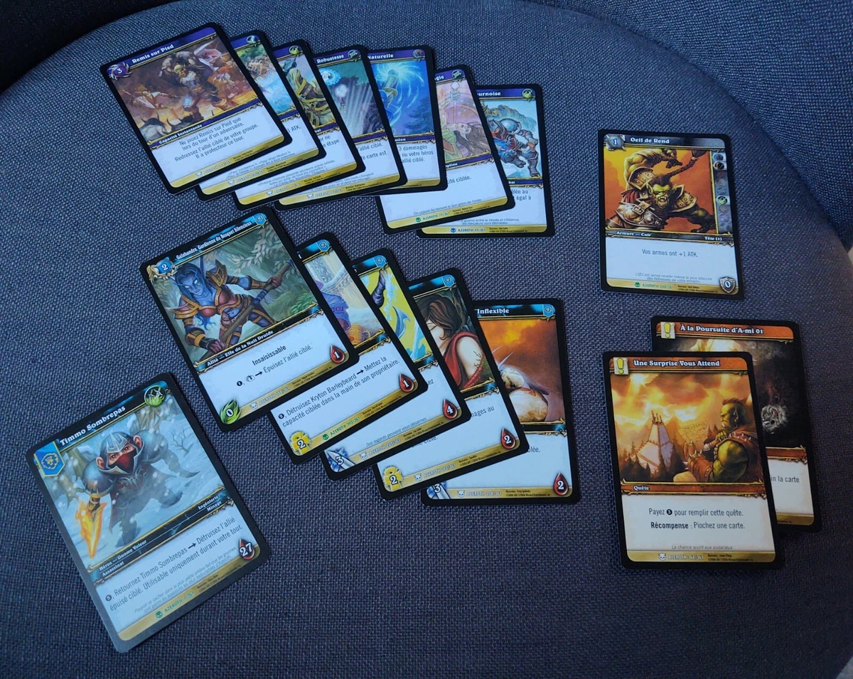 Lot Cartes Warcraft / Corunea - Collection De Cartes à Jouer Occasion
