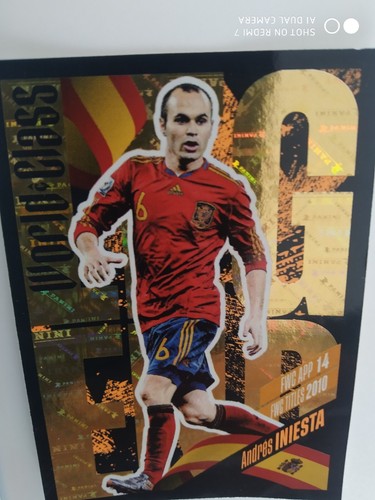 ANDRES INIESTA STICKERS & CARDS COLECCIÓN 22 UNIDADES - Imagen 7 de 11