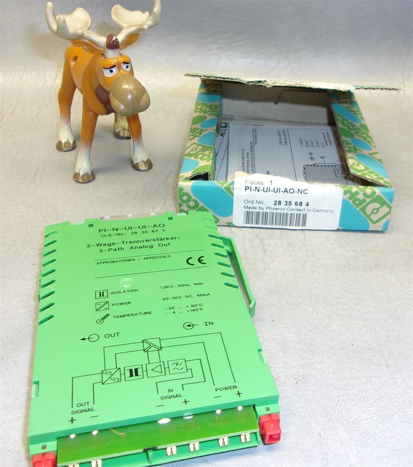 Aislador de señal Phoenix Contact PI-N-UI-UI-AO PI-N-UI-UI-AO-NC Foto 2 de 4