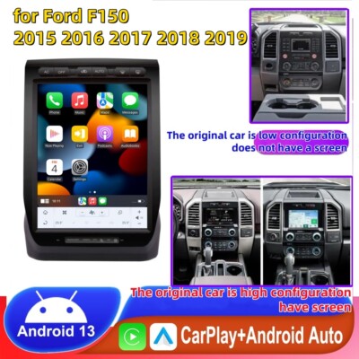 13''Car Video Player for Ford F150 2015-2019 Stereo Radio Carplay BT GPS RDS SWC