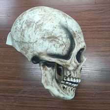 Full Face Head Skull Mask With Movable Jaw