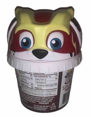 Paw Patrol Rubble Nick Jr Chocolate Snackers Kids Birthday Gift Reusable Rare