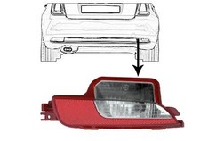 VAN WEZEL RÜCKFAHRLEUCHTE RECHTS STOßFÄNGER passend für FIAT 500 500C ABARTH