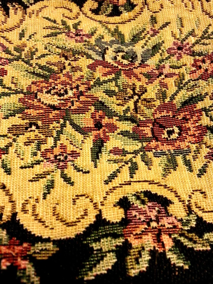 Cartera clutch tapiz Walborg punta de aguja Japón vintage años 50 Foto 4 de 4