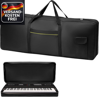 Piano Keyboardtasche 61 Tasten wasserfest Tragbar mit Außentaschen geschützt