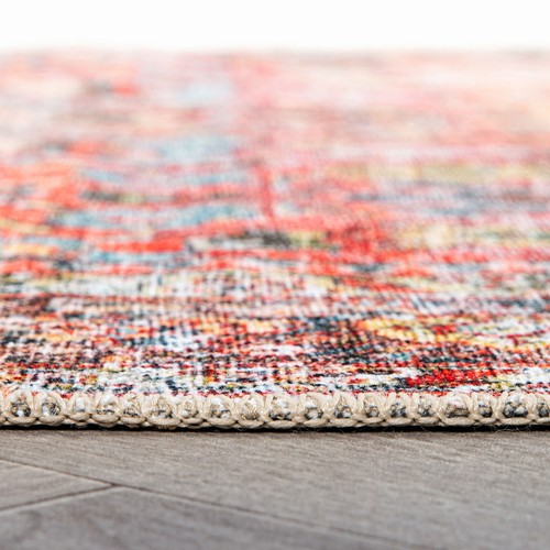 Rugshop Living Room Rugs Transitional Distressed Machine Washable Non-Slip Rugs - Picture 3 of 10