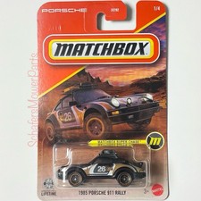 2026 Matchbox Basics Mix 1 1985 Porsche 911 Rally Matchbox Super Chase