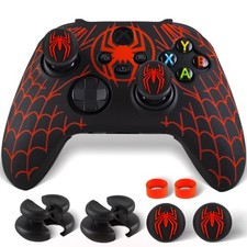 Silicone Skin Cover Sticker x 1  Extender Grips x 2 for Xbox Series/One Cont...