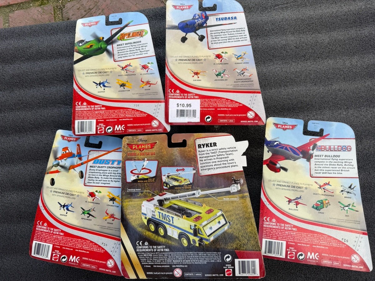 Lot Of 5 New Sealed Retired 2014 Disney Planes And Planes Fire