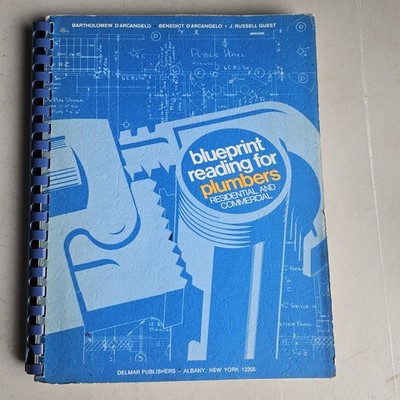 Blueprint Reading for Plumbers Residential & Commercial D'Arcangelo 1973 Delmar