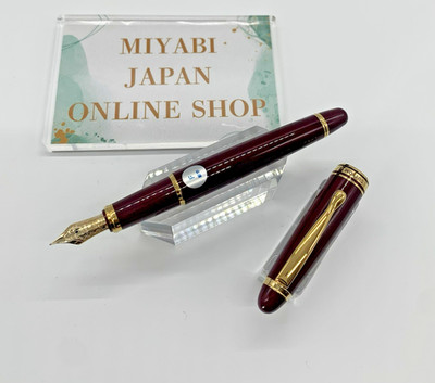 [Used] PILOT Custom98 Fountain Pen DEEP RED 14K No. 3 F Nib Discontinued product