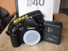 Nikon D D40 6.1MP Digital SLR Camera Black - Body Only - SC - 3738