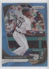2020 Panini Prizm Tier II Mega Box Carolina Blue Travis Demeritte #114 wl7